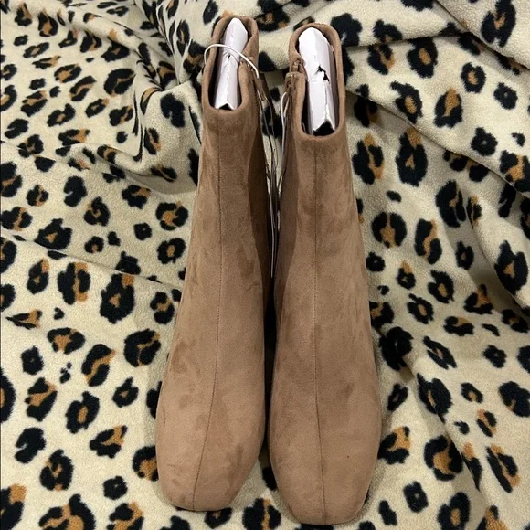 a new day Brown Suede Ankle Booties - Picture 1 of 4